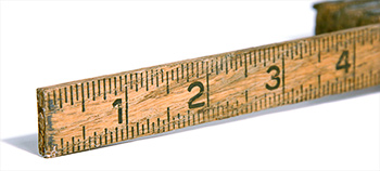 3 inch ruler