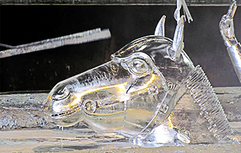 Galvanizing a horse's head