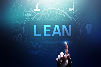 A conceptual image of Lean Manufacturing