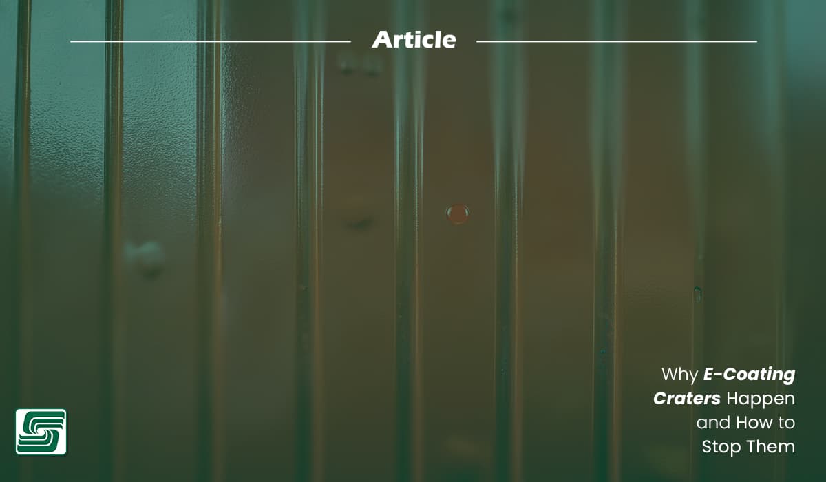 how e-coating craters happen