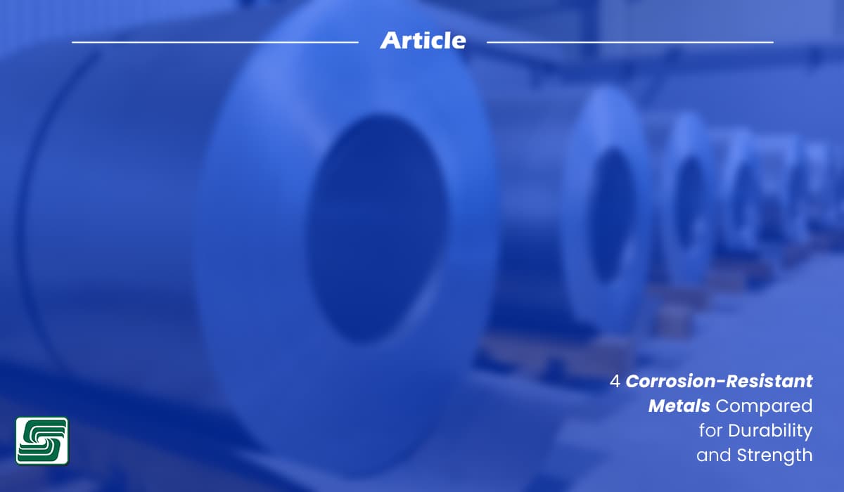 Comparing 4 corrosion-resistant metals.