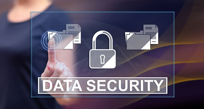 ERP provides exceptional data security.