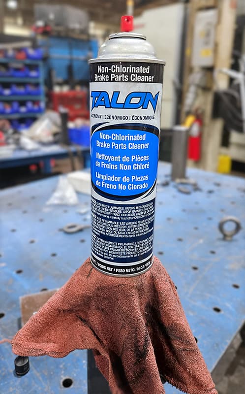 non-chlorinated brake parts cleaner