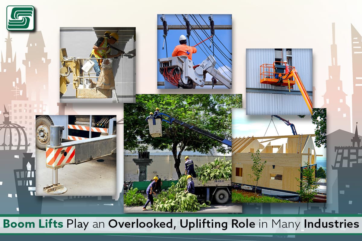 Boom lifts play an important role in many industries