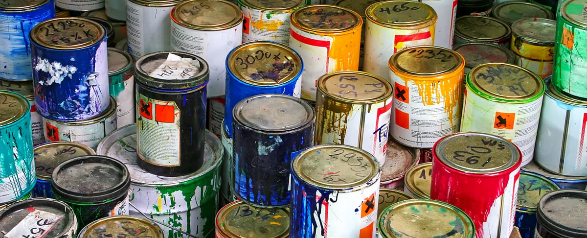 Cans of Wet Paint