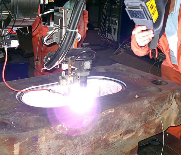 installation of cladding