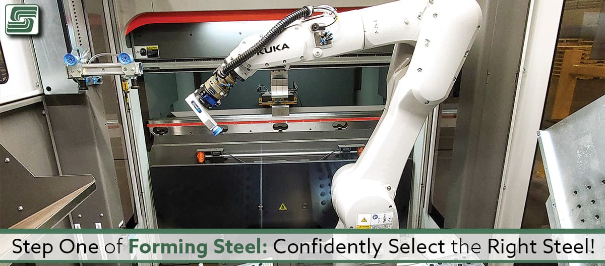 Forming Steel using a bystronic robotic press brake
