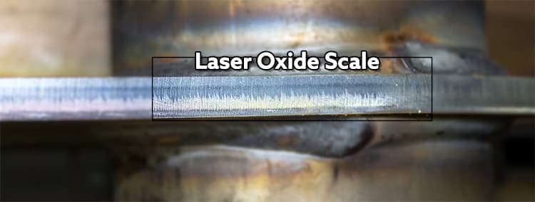 Example of laser oxide scale