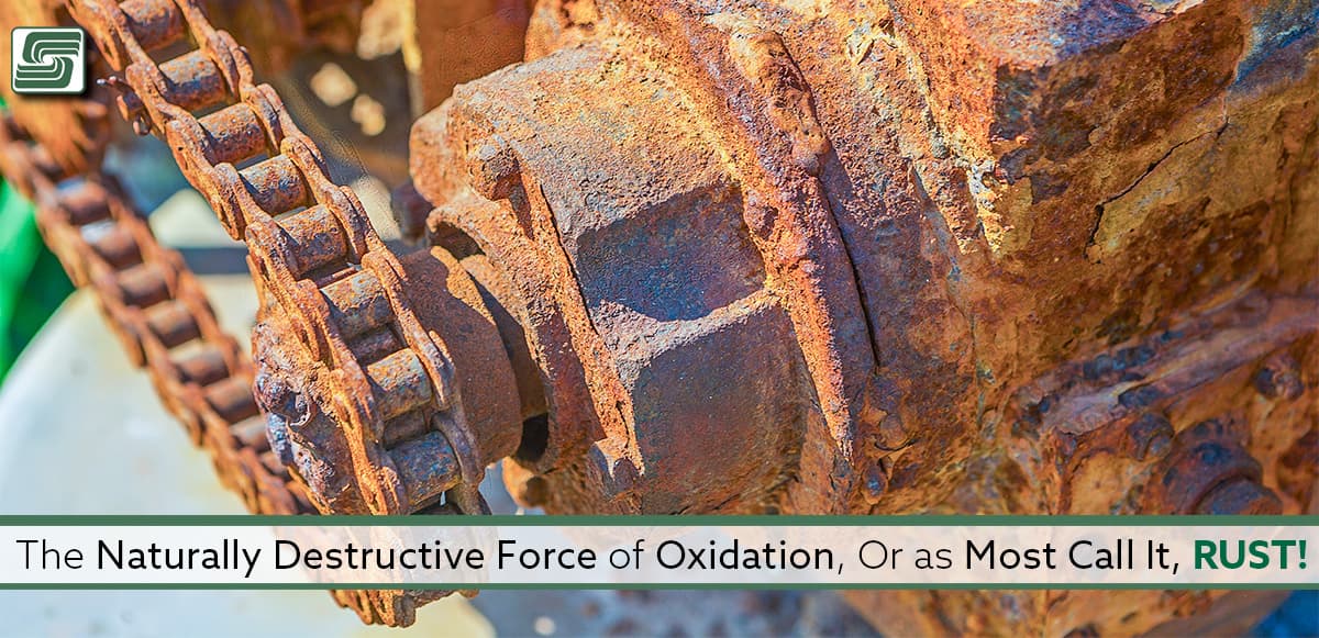 The naturally destructive force of oxidation, or as most call it, rust!