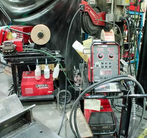 solid wire welding unit.