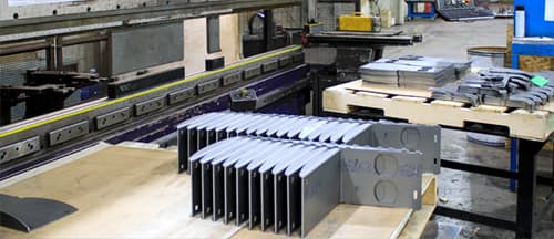 Steel Fabrication Process - press brakes at Schuette Metals