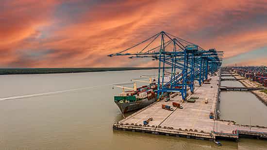 Seaport - the first step of the US Supply Chain.