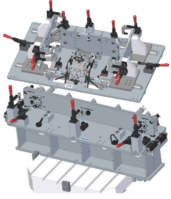 Ess Fixturing Module Schuette's Advantage by Using Custom Fixturing